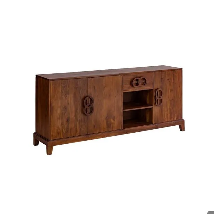 Buffet 3 portes en bois d'acacia Quilla