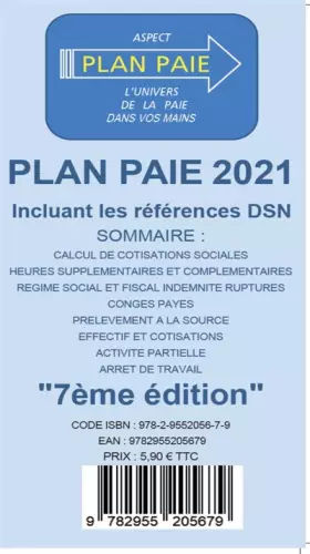 Plan paie 2021: l'univers de la paie dans vos mains (7e édition)