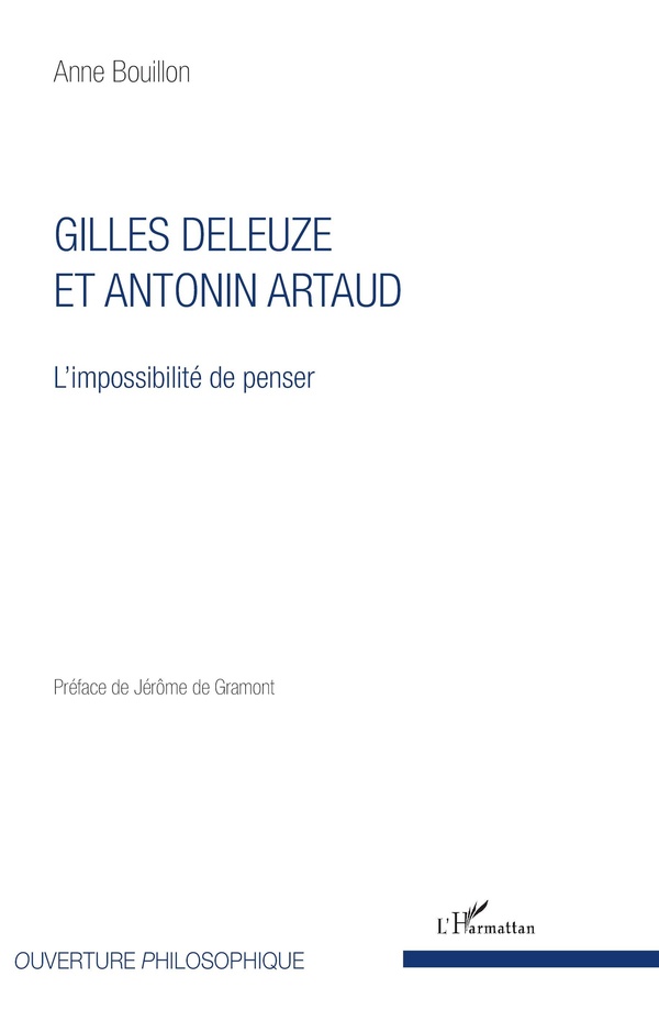 Gilles Deleuze et Antonin Artaud: l'impossibilité de penser