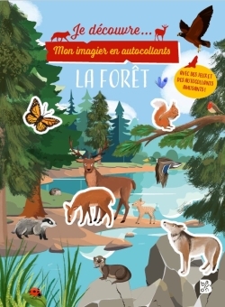 Mon imagier en autocollants: La forêt
