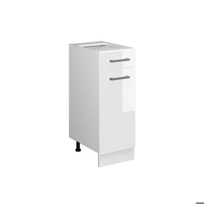 Vicco Meuble cuisine Blanc Haute brillance 30cm sans PT