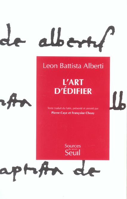 De l'art d'édifier