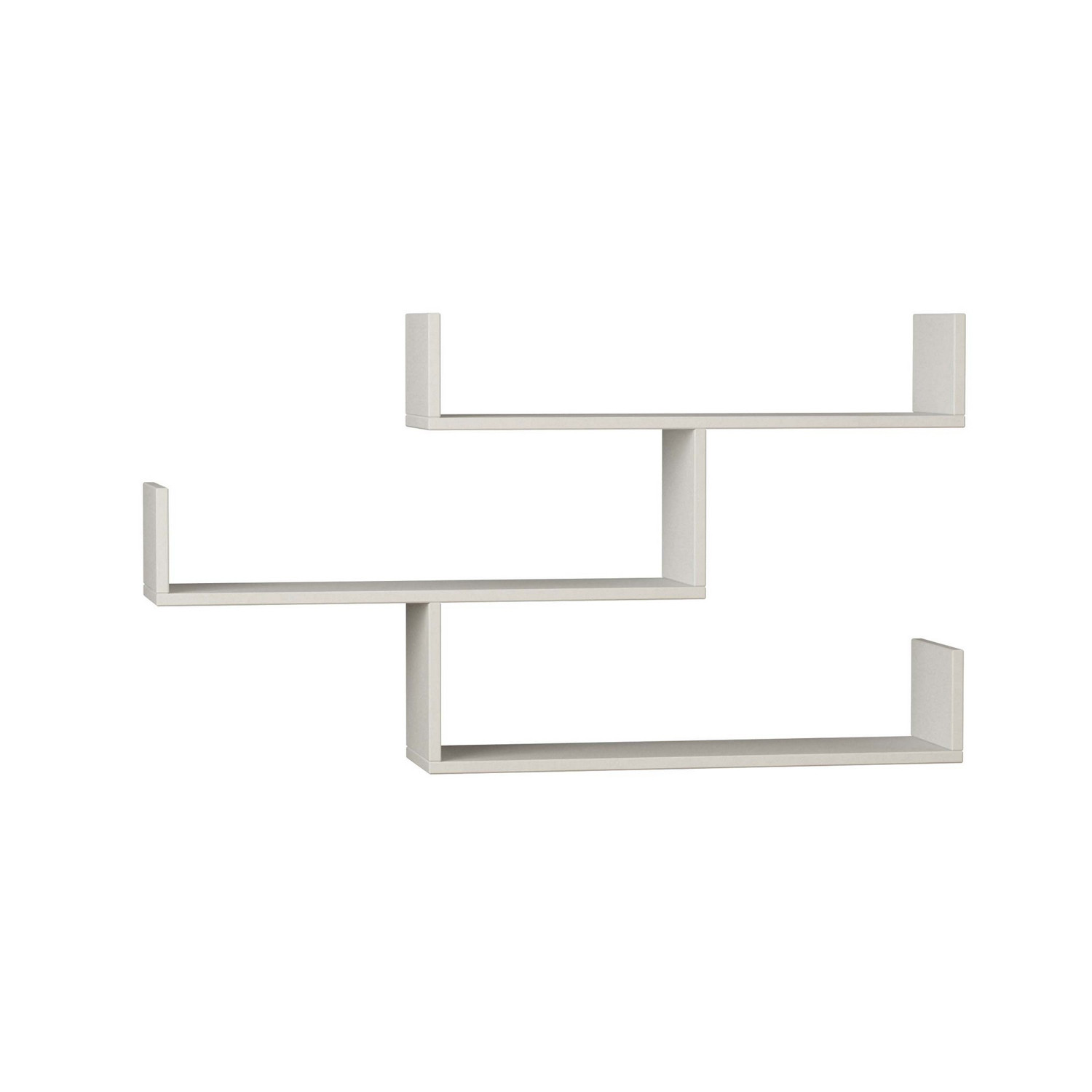 Étagère Murale En Bois "tibet" - 119 X 23 X 66 Cm - Blanc