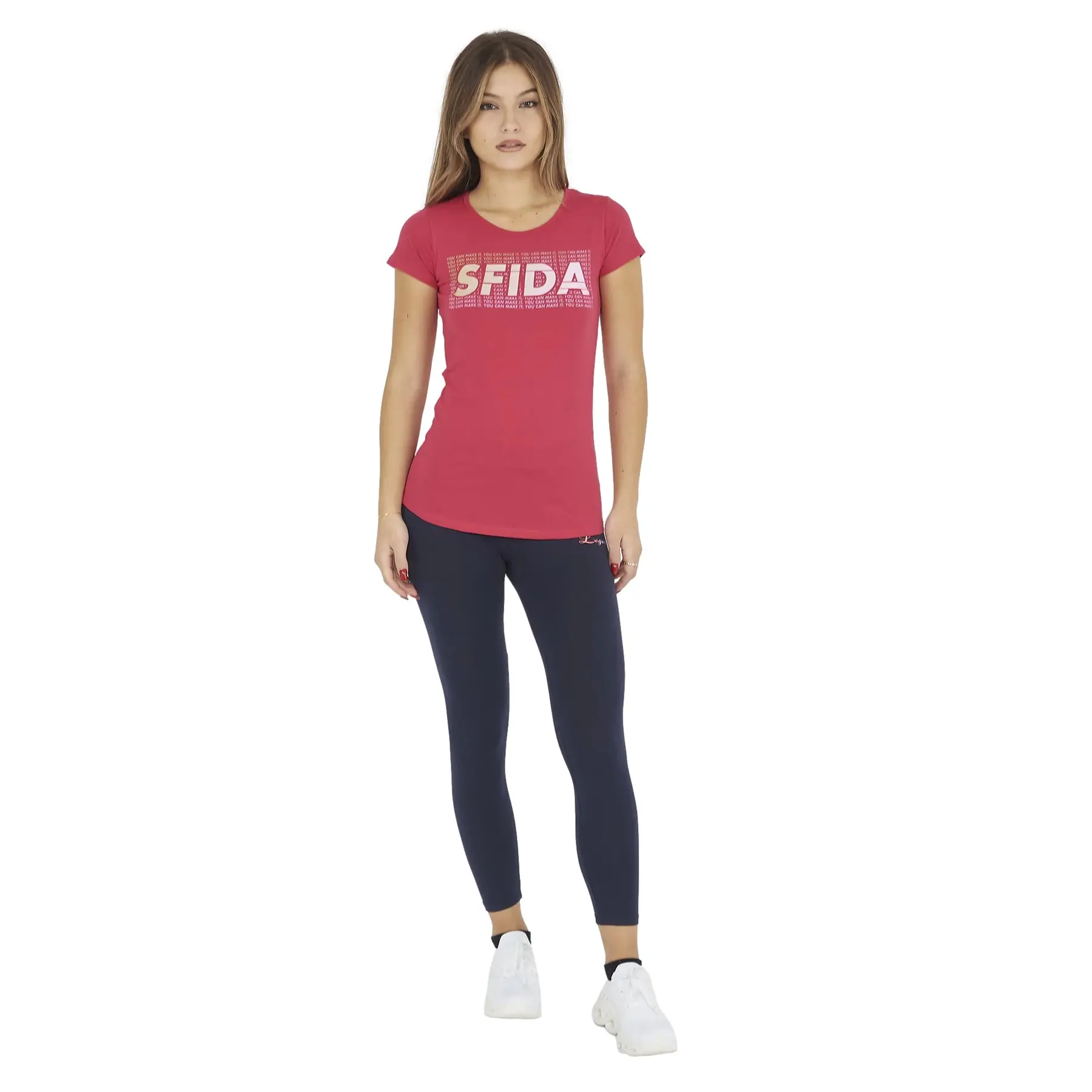 Ensemble de t-shirt et legging en coton femme Legea Surva