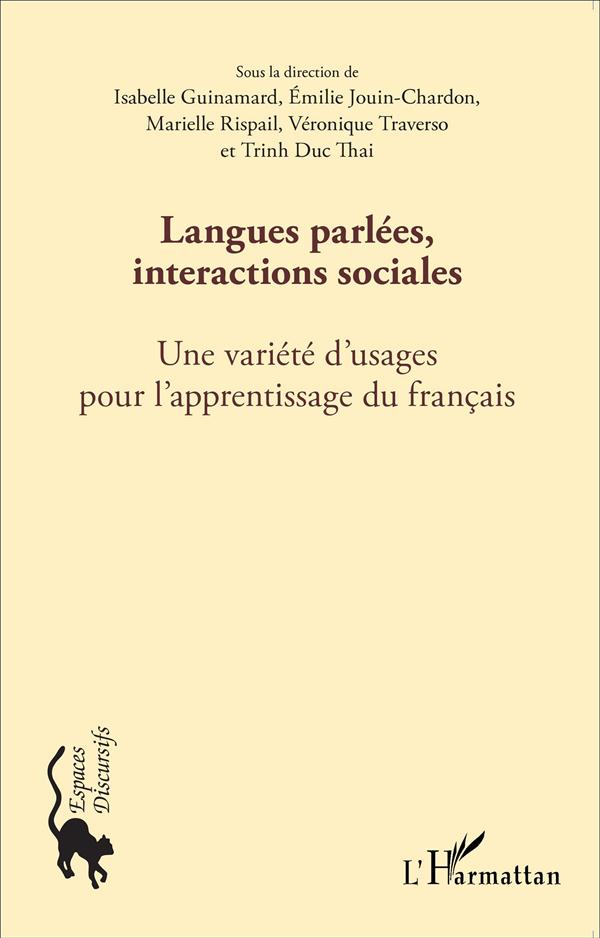 Langues parlées, interactions sociales- une variété d'usages pour l'apprentissage du francais