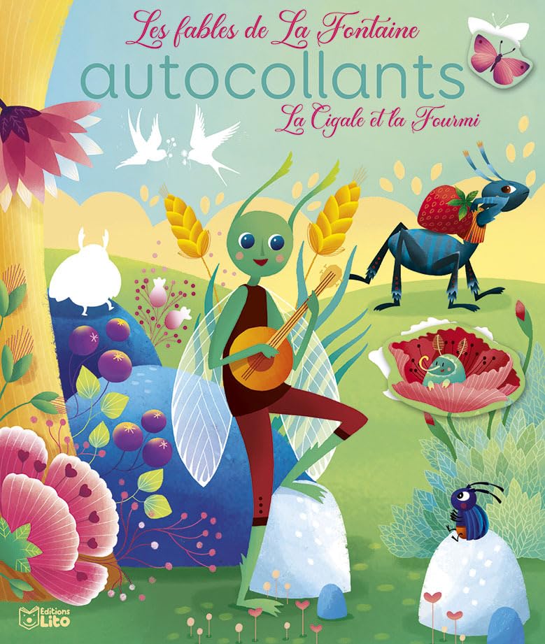 La cigale et la fourmi: autocollants