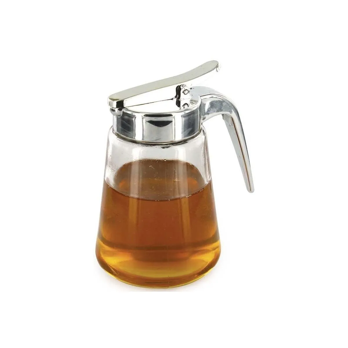 Verseur À Miel - Lily Cook - Pratique - Verre - Transparent Et Noir