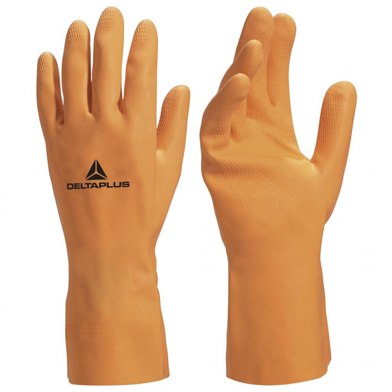Dpve450or08 Gants En Latex Épais Orange 30 Cm X 1 Mm Group - Delta Plus