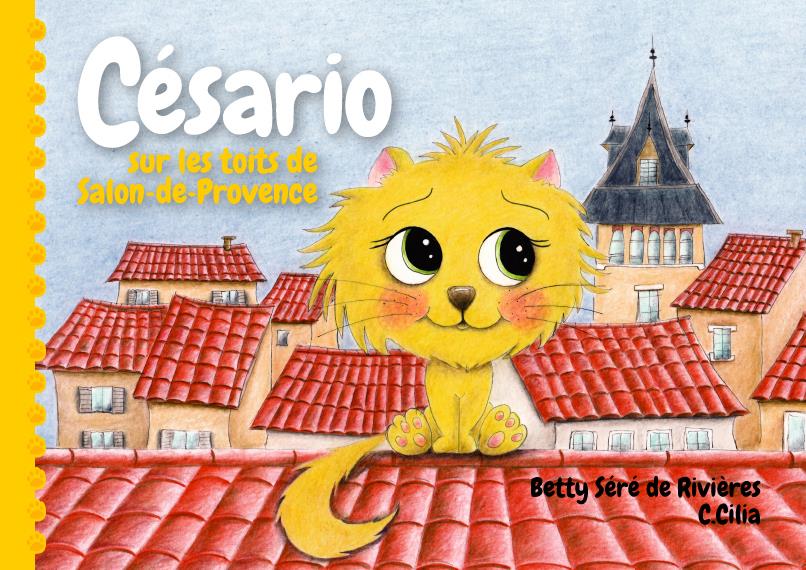 Césario sur les toits de salon-de-provence