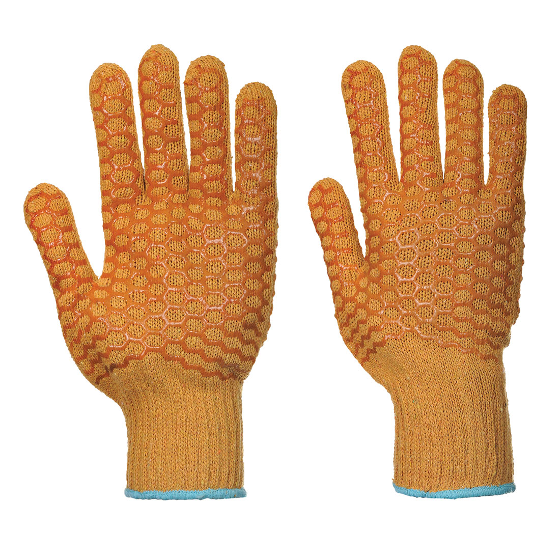 Gants Criss Cross Pvc Orange L - Taille 9