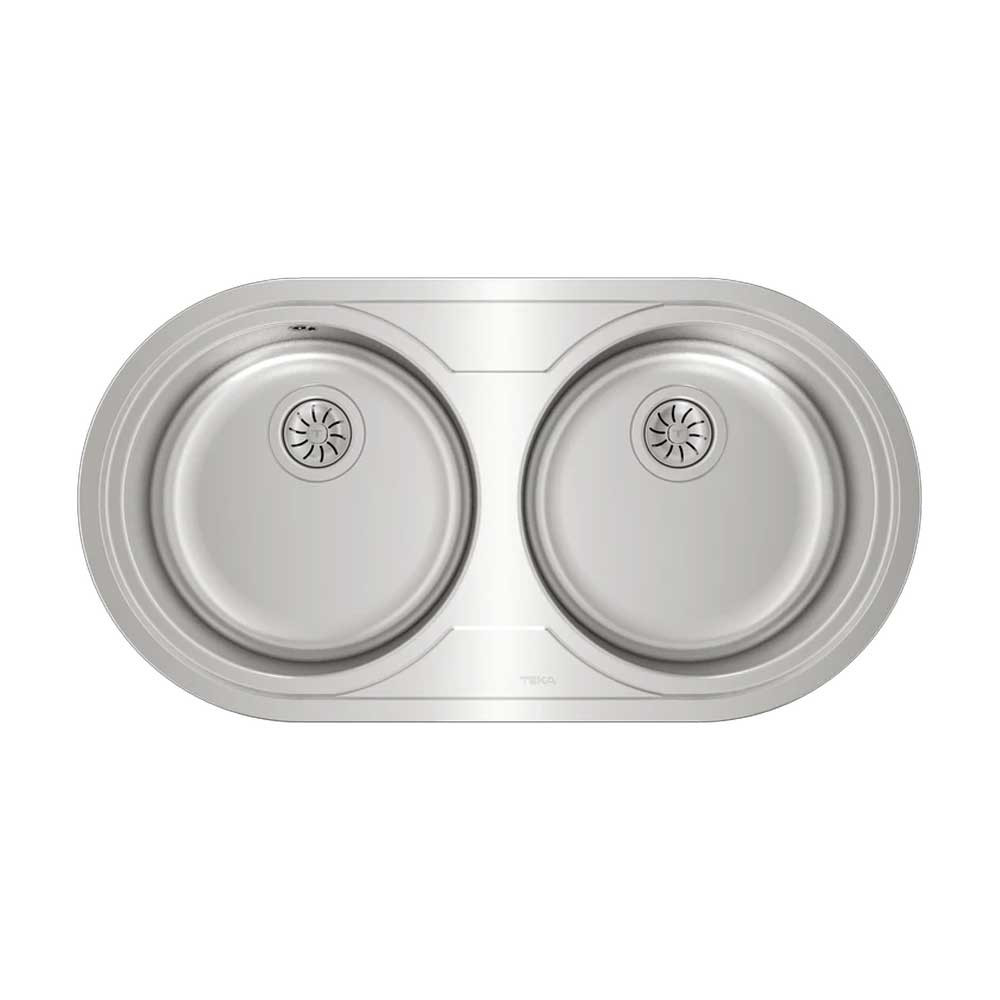 Évier Double Teka 9025 Duetta 2c Acier Inoxydable