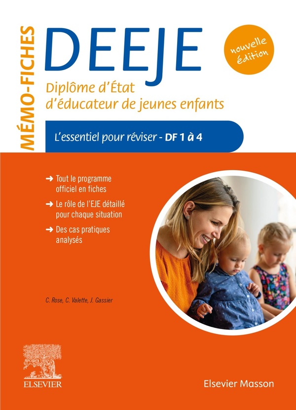 Mémo-fiches DEEJE, diplôme d'Etat d'éducateur de jeunes enfants: l'essentiel pour réviser, DF 1 à 4