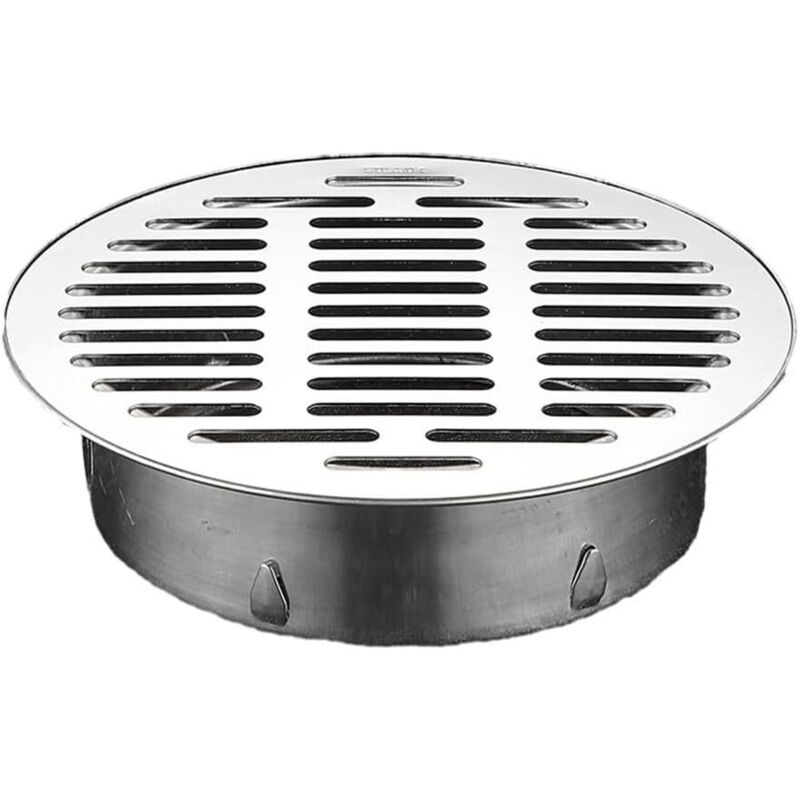 Siphon De Sol Rond En Acier Inoxydable Avec Grand Diamètre 160 Mm