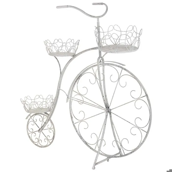 Support De Pot De Fleurs En Métal Pour 3 Pots 102,24x38,1x102,87h Cm