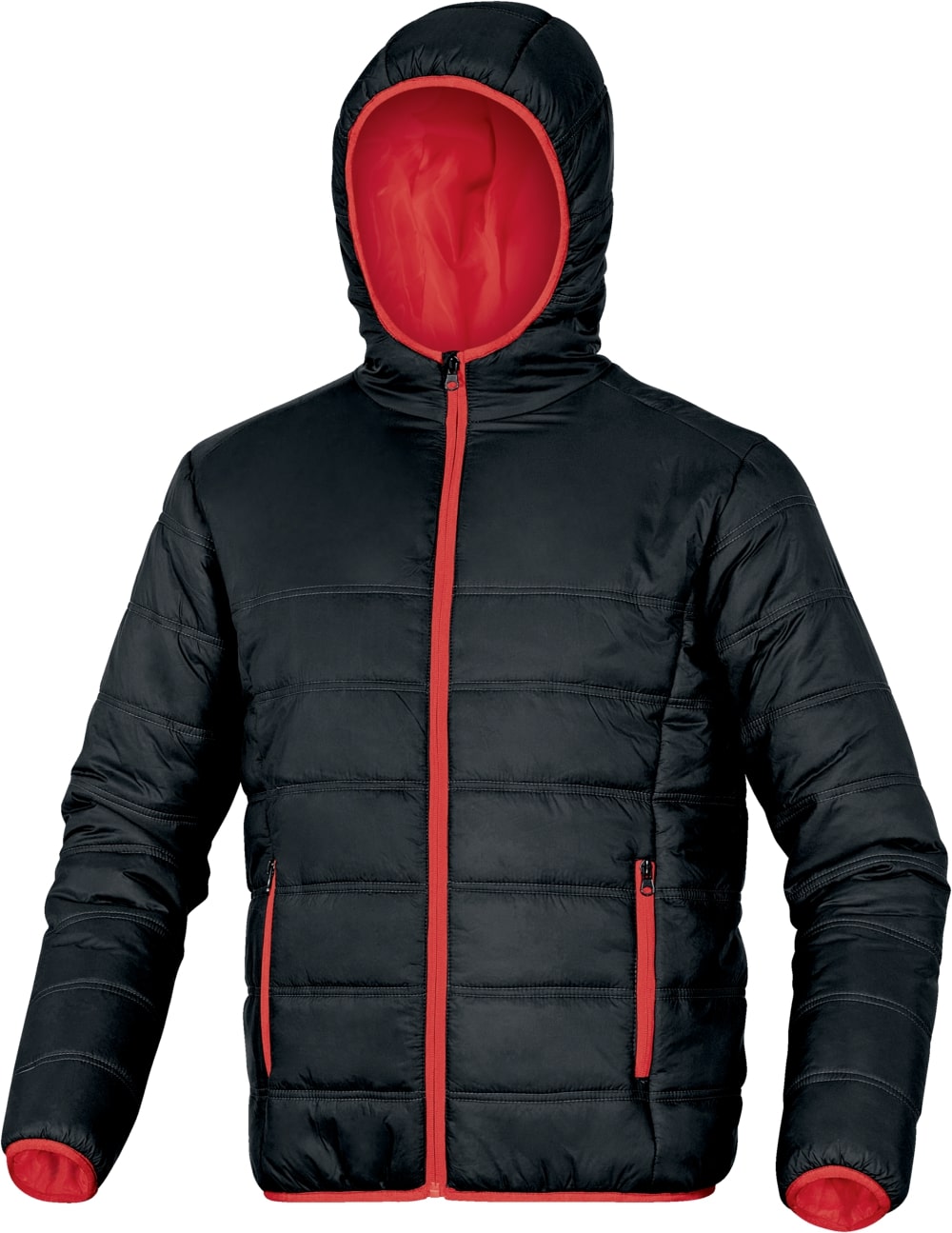 Blouson DOON noir/rouge taille M polyamide matelassé DELTA PLUS 0182400