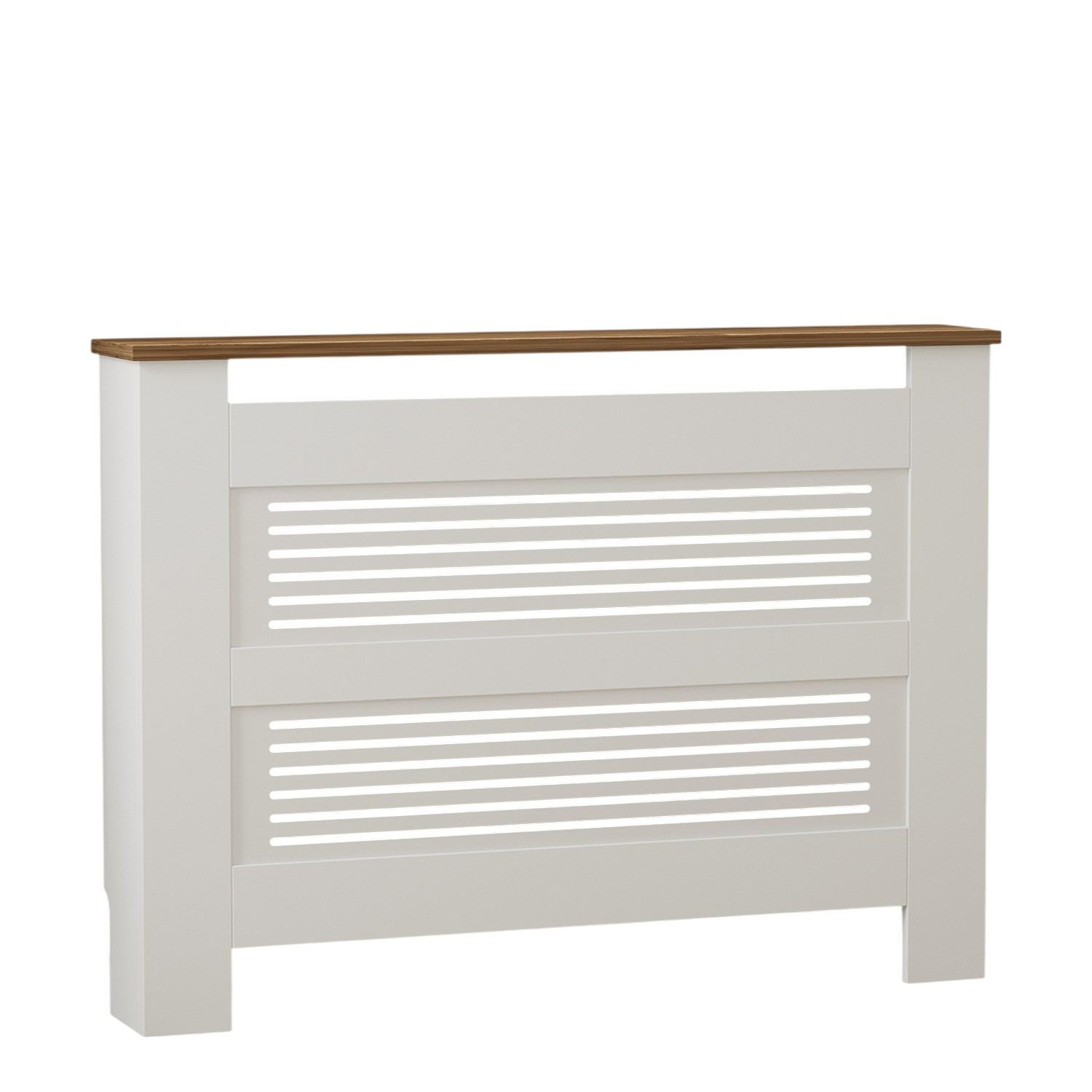 Armoire De Radiateur En Bois "termora" 112 X 19 X 82 Cm - Noyer
