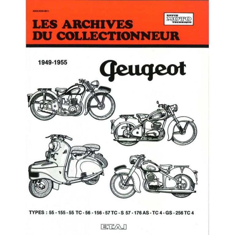 Peugeot - types 55, 155, 55 tc, 56, 156, 57 tc, s 57, 176 as, tc 4, gs, 256 tc 4