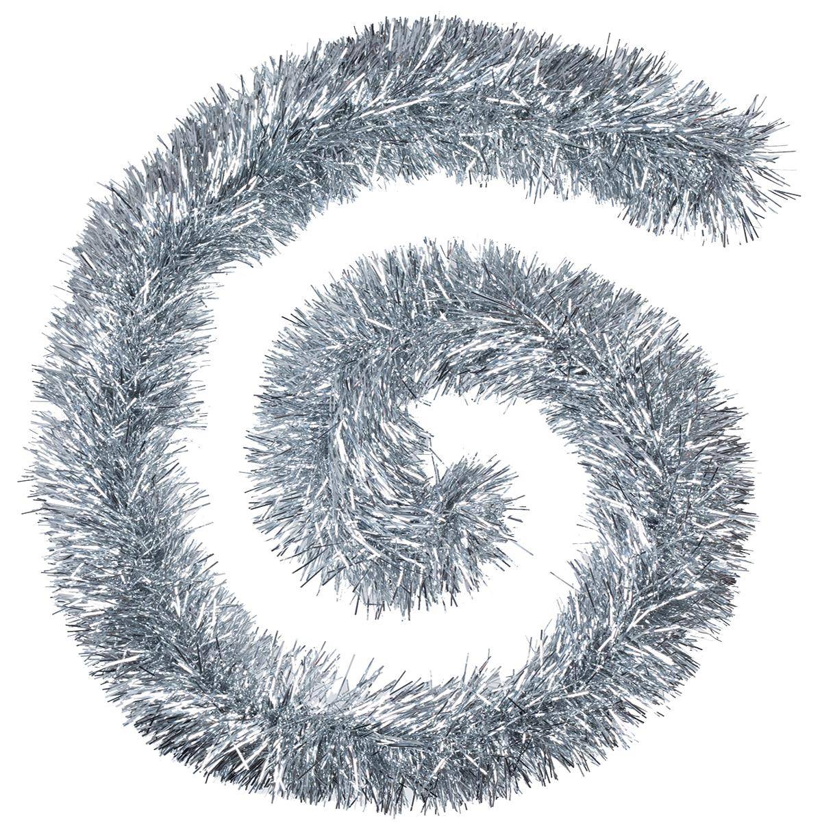 Guirlande Boa Brins Fins 15cmx2m 8 Plis Argent - Atmosphera Créateur D'Intérieur