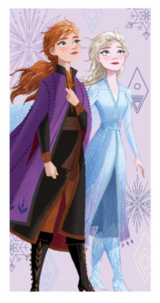 Serviette De Bain Magique Disney Frozen, Serviette De Plage 70x137 Cm (séchage Rapide)