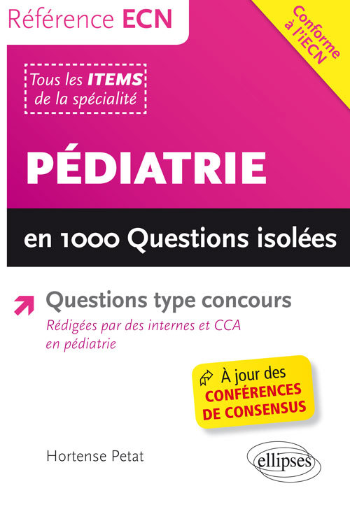 Pédiatrie en 1.000 questions isolées