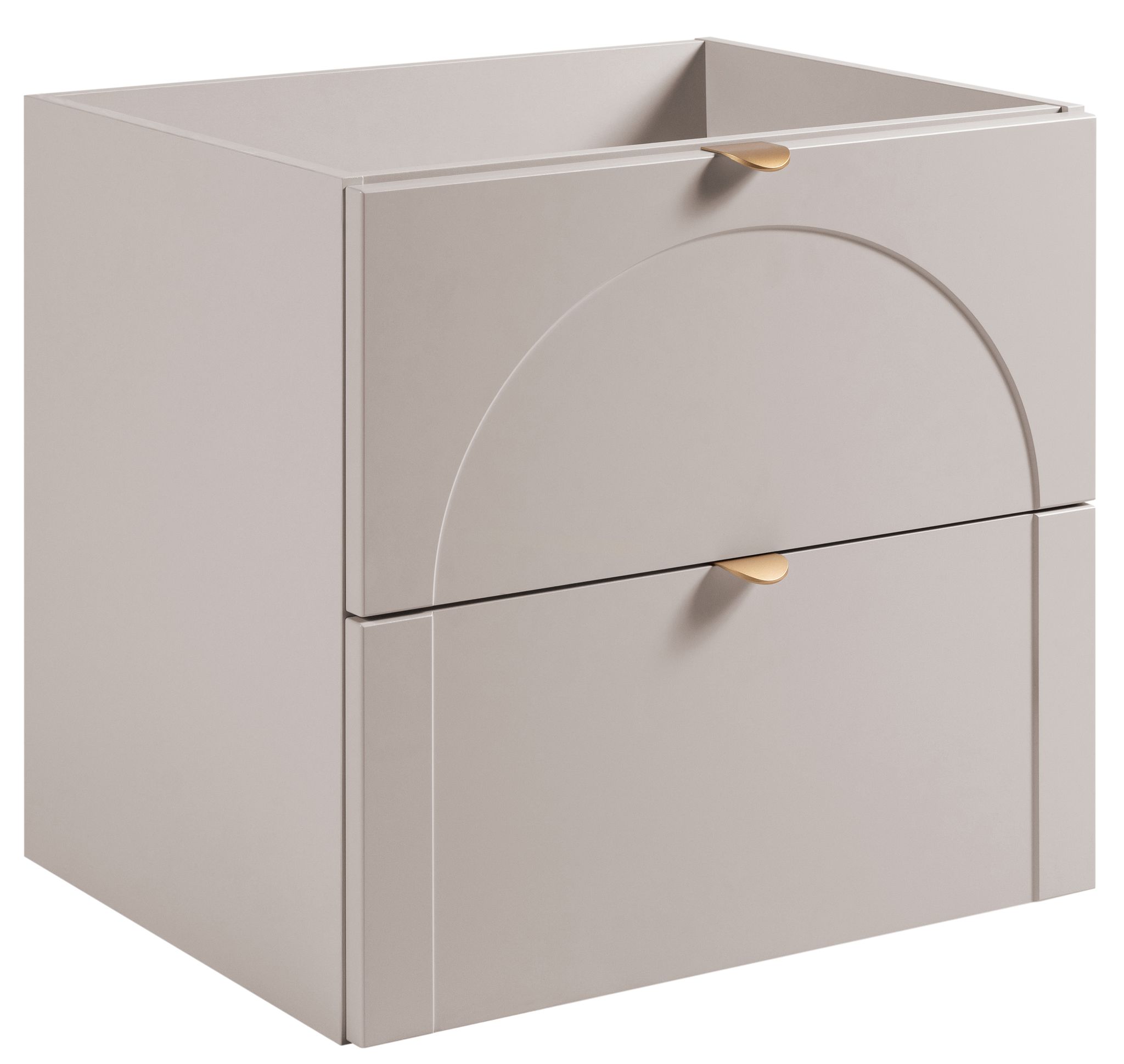 Meuble Sous Vasque Suspendu Aura Cachemire Mat 60 Cm K