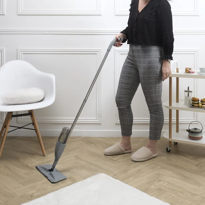 Balai Spray Mop - JE CHERCHE UNE IDEE - 300 ml - Gris