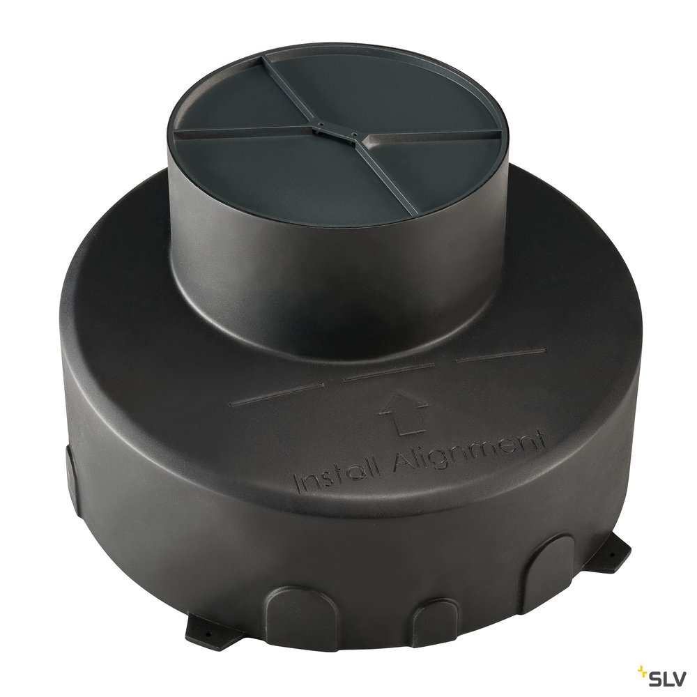 Slv - Encastrés Sol Extérieur Led Pot D'Encastrement Extérieur Noir 1000655