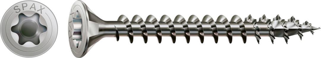 Spax - 1197000450303 Vis À Bois 4.5 Mm 30 Mm T-star Plus 88091 Acier Inoxydable A2 200 Pc(s)