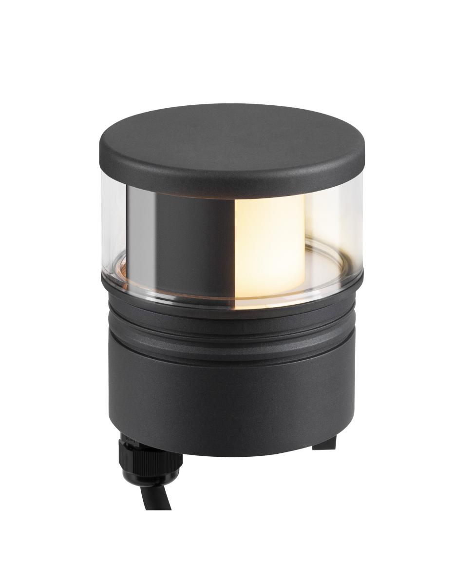 Tête De Lampe Borne M-pol Extérieur Gris Led 19w 2700/3000k Ip 65 - Slv - 1006393