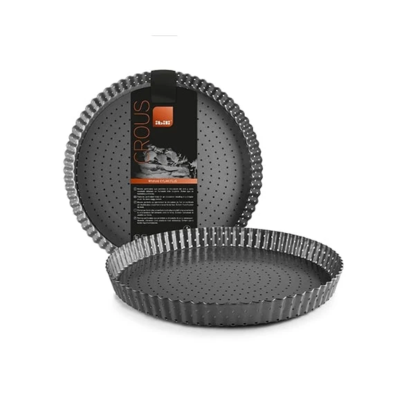 Ibili Moule À Tarte Dentelé Et Perforé D 20 Cm