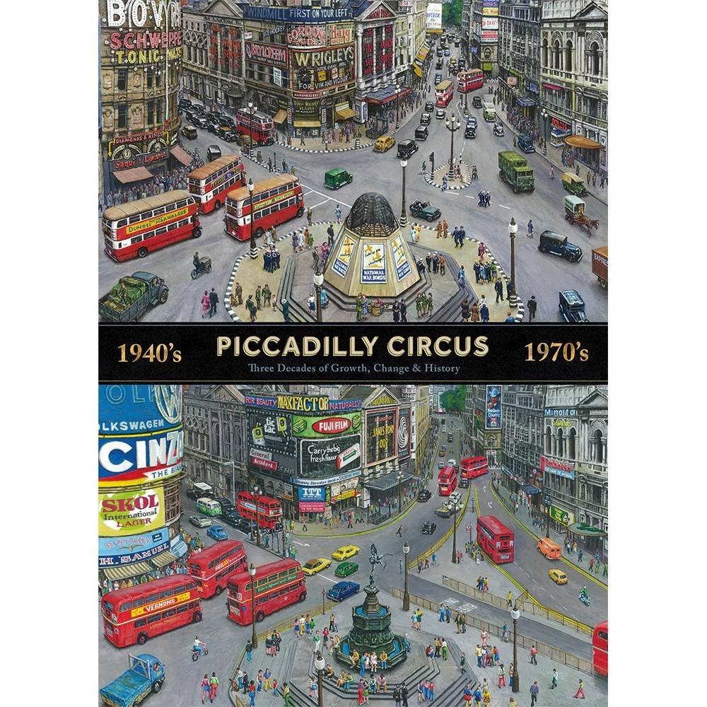 Gibsons Piccadilly Circus Through The Decades Jeu De Puzzle 1000 Pièce(s)