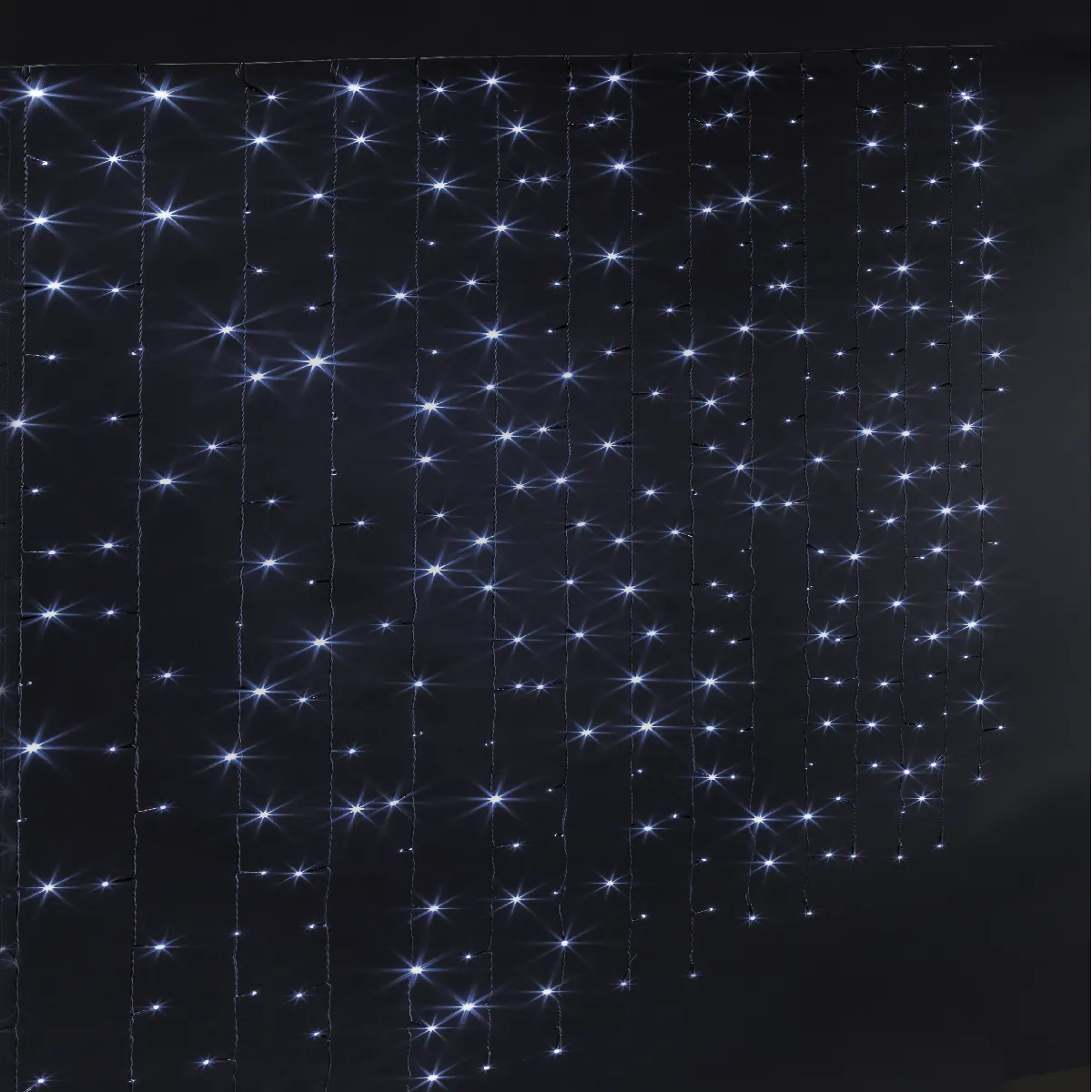 Rideau De Façade Lumineux 150 Led Programmable 1 M Extérieur Blanc Froid - Feeric Lights & Christmas