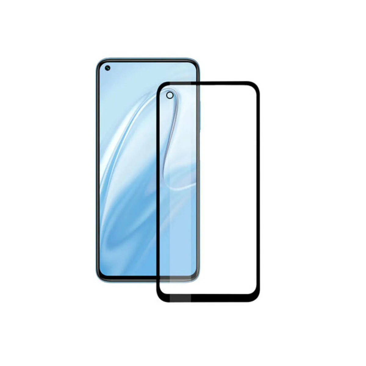 Film Protecteur En Verre Trempé Pour Téléphone Portable Xiaomi Redmi Note 9 Ksix Full Glue 2.5d