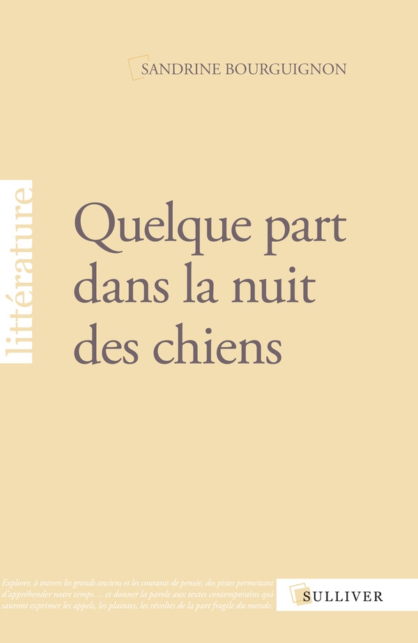 Quelque part dans la nuit des chiens
