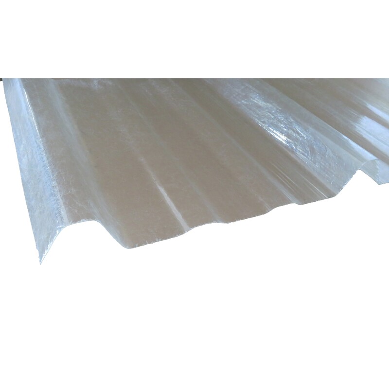 Plaque Type Bac Acier 1045 En Polyester - Coloris - Translucide, Largeur - 105 Cm, Longueur - 300 Cm