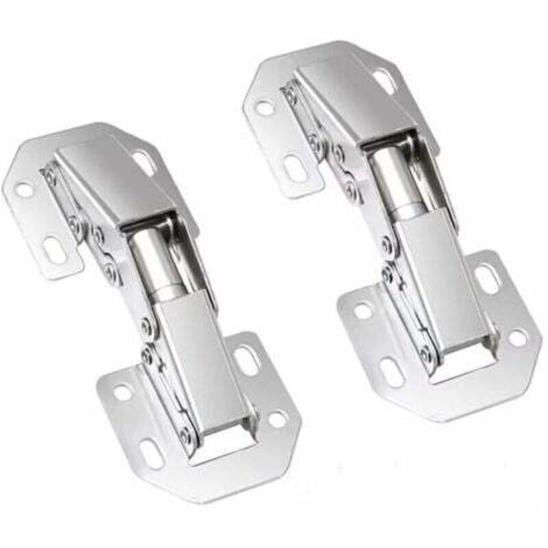 Charnières À Fermeture, Charniere Porte Placard 90 Degré Charniere Invisible Meuble Pour Porte Armoire Placard De Cuisine 77mm,2pcs,de
