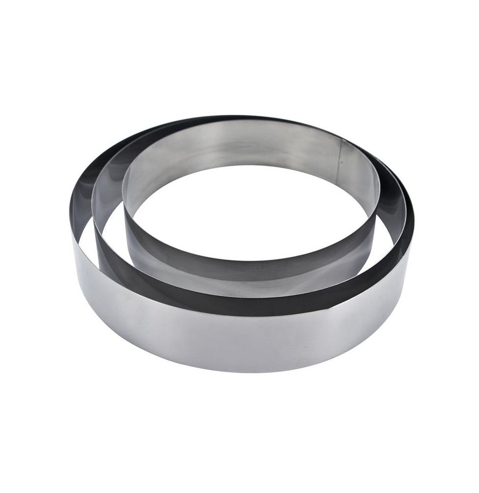 Lot De 3 Cercles Pâtissiers - Inox - Livraison Gratuite
