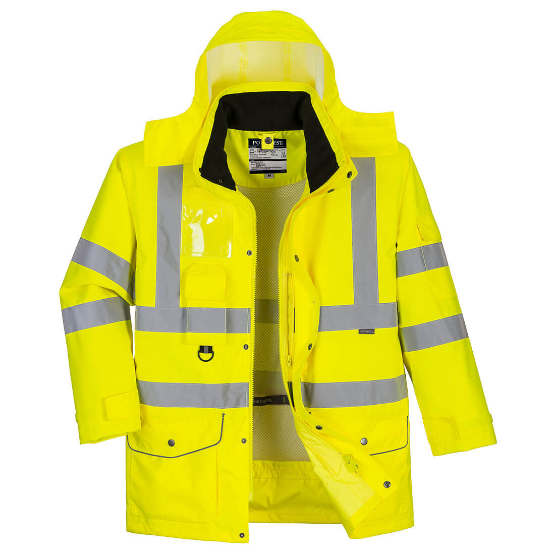 Parka Hi-vis 7-en-1 Couleur: Jaune Taille 6xl Portwest