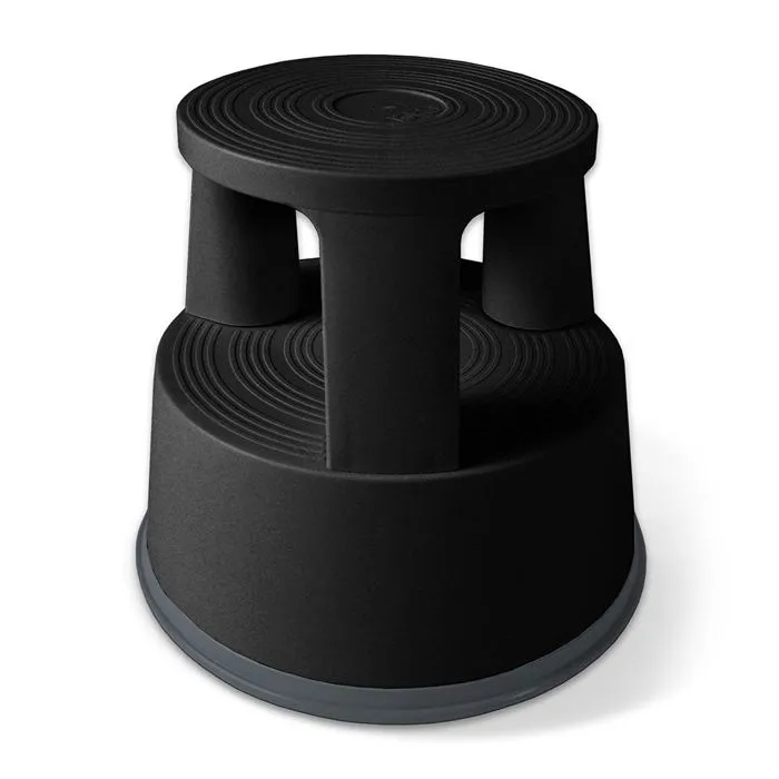 Tabouret En Rouleau Patte D'éléphant Plastique T7 Noir