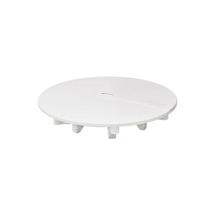 Dôme métal pour bonde de douche Wirquin blanc mat