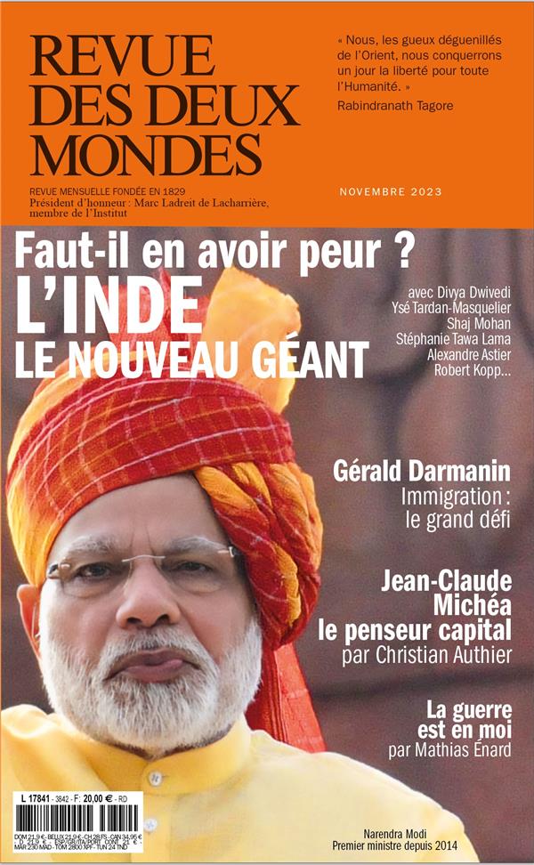 Revue des deux mondes: L'Inde, le nouveau géant: faut-il en avoir peut?