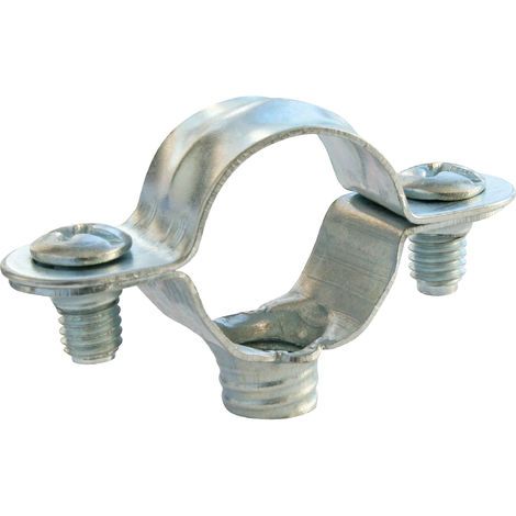 Collier De Fixation Simple Pour Plomberie Ø10 (x5) - Acier Nickelé