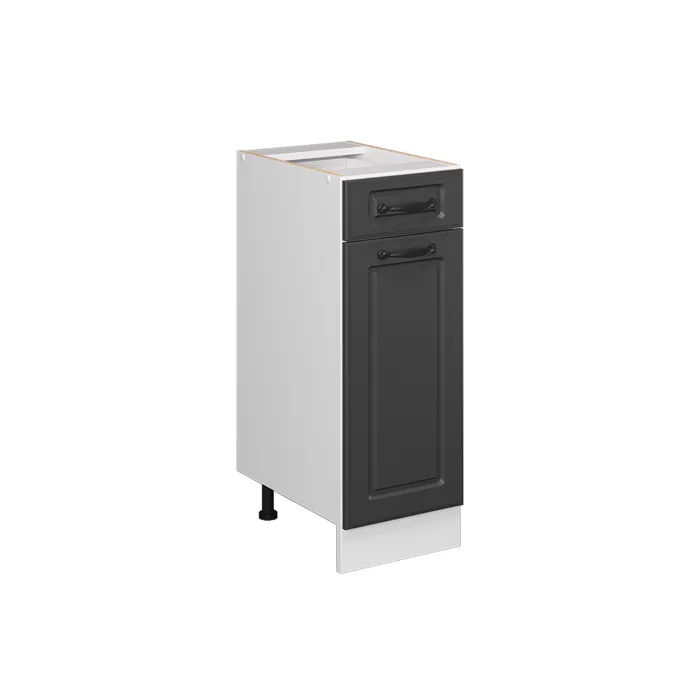 Vicco Meuble cuisine Anthracite campagne 30cm sans PT