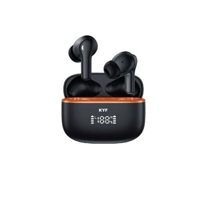 Écouteurs Bluetooth réduction bruit ANC -45dB, ENC -40dB et boitier de charge