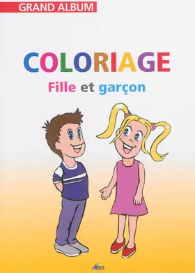 Grand album le petit Nicolas Tome 35: coloriage - fille et garçon