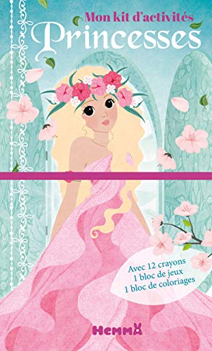 Princesses: mon kit d'activités: fond bleu
