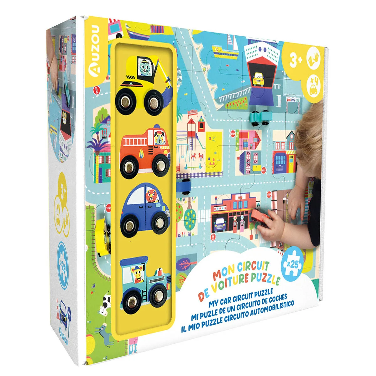 Mon circuit de voiture puzzle - Auzou