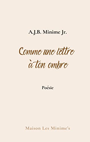 Comme une lettre à ton ombre: carnets