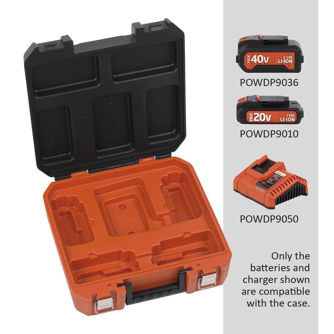 Powerplus - Dual Power Boîtiers De Baterie - Coffret Pratique - 350 X 120x 345 Mm - Sans Batterie Et Chargeur