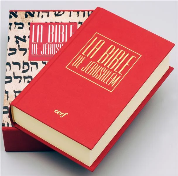 La bible de jerusalem - poche reliee rouge